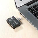 USB2.0 Male to Twin Charger Dual 2 Port USB Splitter Hub Adapter Converter