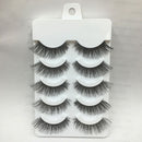5Pairs Handmade False Eyelashes Makeup Long Thick Eye Lashes Extensions Nautral.