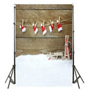 Christmas Element Photography Background Backdrop Cloth Desk Table Studio Video
