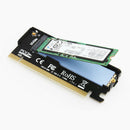 Aluminum NVME Adapter PCIe x16 with Heat Sink,M.2 SSD to PCI Express Expansion