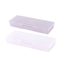 2X Plastic Nail Art Pen Brush Manicure Pedicure Tools Storage Box Container Case