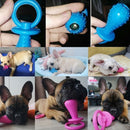 1pc pet chew bell rubber pacifier dog toys bite resistant clean teeth random BME
