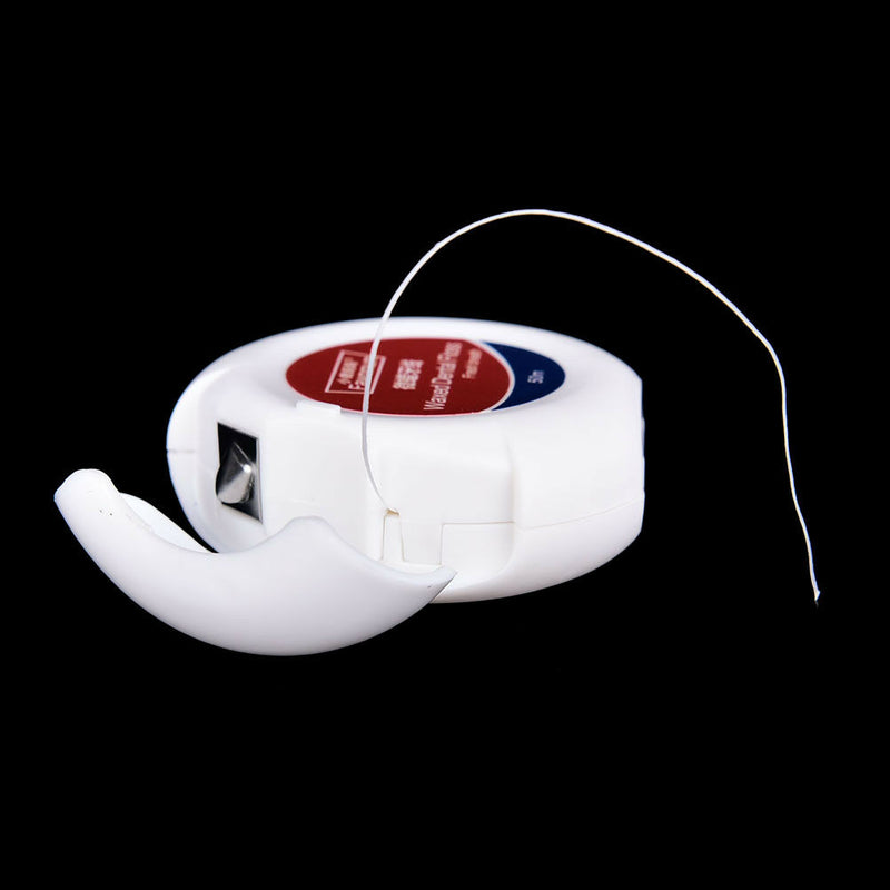 50m Peppermint Micro wax Dental Floss Care Picks Tooth Cleaner Health Supply  Gw