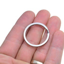 10pcs Blank Stainless Steel Key  Key Chain