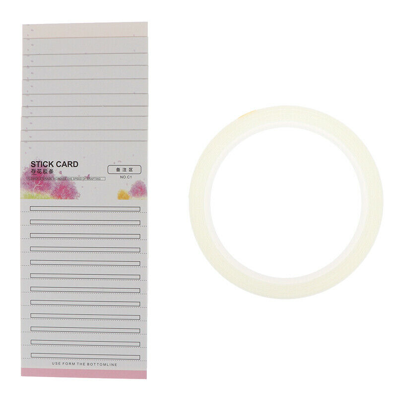 10Pcs Grafting Eyelash Blossom Stick Card With Adhesive Tape Lash Extension S FT