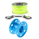 Blue Ultralight Aluminum Alloy Scuba Diving Diver Compact Finger Spool with Dive