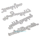 4pcs Metal Cutting Dies Stencil DIY Scrapbook Embossing Album Paper Cards Decor