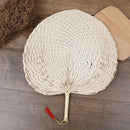 Hand-woven Baby Mosquito Repellent Fan Summer Manual Straw Hand Fans Palm Le FT