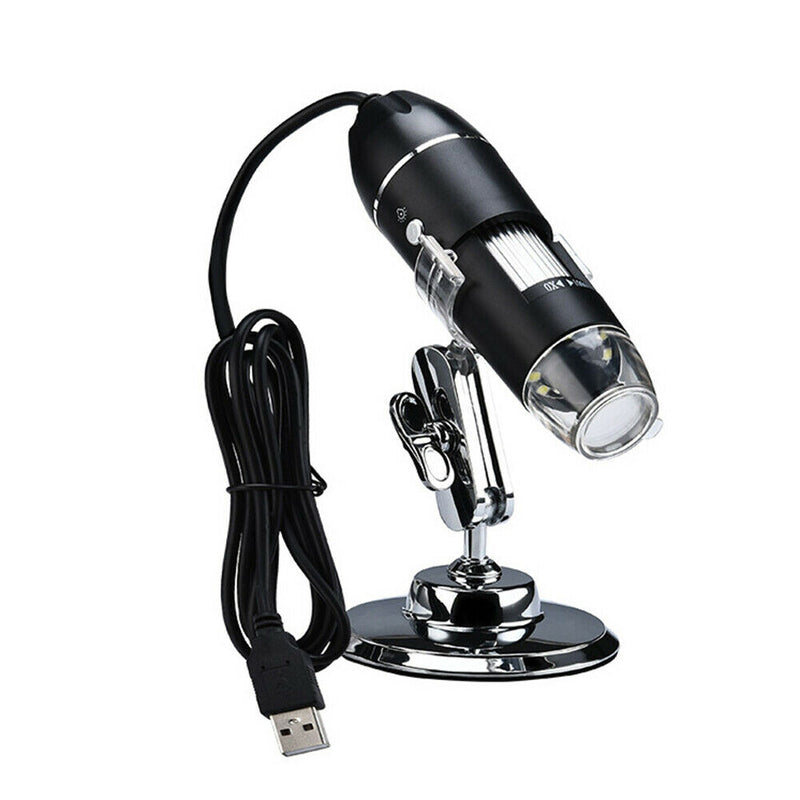 1000X USB LED Microscope Handheld Portable Digital Magnifier Camera w/Stand