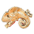 Lovely Cute Chameleon Brooch Animal Brooches Pins Badges Fashion Jewelry Fo