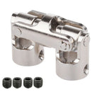 Rc Double Universal Joint Cardan Joint Gimbal Couplings with Screw,4x4Mm N7T9