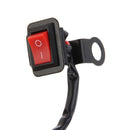 Motorcycle/ATV/Bike Handlebar Hazard Light ON/OFF Red Switch Button