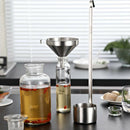 3x Stainless Long Handle Pouring Hanging Wine Dipper Sauce Ladle with Hook