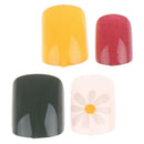 24pcs Cute Flower Colorful False Nails Art Acrylic Full Cover Tips Manicure  ME