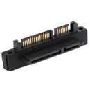Computer Cable/Connectors SAS to SATA 22 Pin Adapter Right Angle 7+15pin