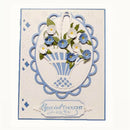 flower basket metal cutting dies stencil scrapbook album paper embossings`cr NTO