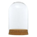 8x12&6.5x10cm Glass Dome Cover Cloche Jar Succulent Terrarium with Wood Cork