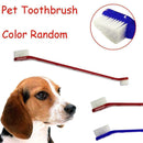 2Pcs Safe Plastic Pet Cat Dog Clean Teeth Dual Oral Supplies Cleaning Pet C9R7