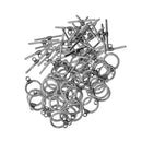 50 Set OT Toggle Clasp Pendant For Jewelry DIY Making Accessories