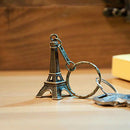 Metal Paris Eiffel Tower Pendant Keychain Keyring Keyfob Key Ring Gift Deluxe