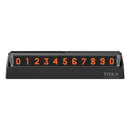 Car Temporary Parking Phone Number Card Non-slip Flip Type Auto Park Stop Plate