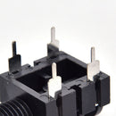 6.35mm Stereo Mono Microphone Phone Jack PCB Switch Socket Panel Chassis Mo- OZ