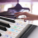 Music Keyboard /Piano Stickers 88/61/54/49 Key Set Play Beginner Learn D0X5