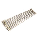 50pcs Stainless Steel Wire Keychain Cable Key Ring for Outdoor Hiking