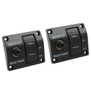 2pcs  3-Way Bilge Pump Switch Panel