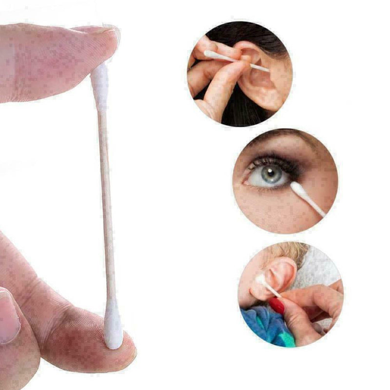 500* Multifunctional Bamboo Cotton Swabs Cotton Swabs Ear Tools S5F1 Medica O9Y2