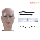 Eyebrow ruler stickers stencil shaper microblading permanent makeup supplies 3c