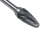 12mmx25mm Double Cut Cylindrical Alloy Bur Rotary File Bit