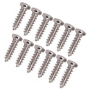 50 Pieces Iron Tuning Key Tuner Mounting Screw for Guitar Bass Replacement