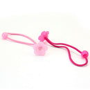 20pcs Children Girls Flower Decoration Elastic Ponytail Holders Hairband R DDL