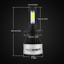 H7 Led Headlight Bulbs 10000LM Headlamp Conversion Kit High-speed Silent Fan