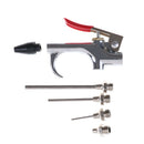 5pc Air Compressor Blow Gun Tool Kit 3 Nozzles Inflation Needle Spray Blower TE