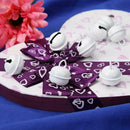 20pcs 25mm Metal Jingle Bells Christmas Hanging Decor Pet Pendant (White)