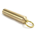 Adjustable Brass Waterproof Canister Medicine Seal Capsule Bottle Mini Box