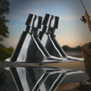 Inflatable Boat Raft Fishing Rod Holder Pole Stand Bracket Rest Rack Tube