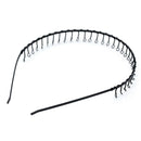 Metal wire Headband football sports gym toothed alice hair head band Men Women