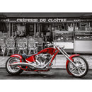 5D DIY Diamond Painting Retro Motorcycle Full Drill Embroidery Home Picture
