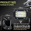 4 inch 36W Square LED Work Light Bar Beam Spot Offroad Driving Fog Lamps S XTZ