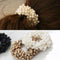 3Pcs Elegant Women Pearls Beads Hair Band Rope Scrunchie Ponytail Jewelry Holder