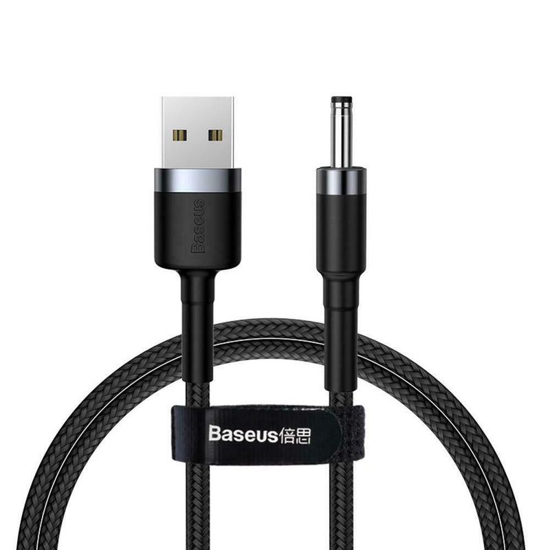 Baseus USB to DC 3.5mm Charging Cable HUB Fan 2A Power Supply Adapter Cord