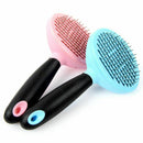 Pink Dog Cat Comb Shedding Tool Brush Comb Rake Pet Fur Grooming Quick Clea