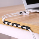16pcs Silicone Cable Organizer Clips Self Adhesive Desktop Wire Manager Holder