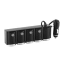 4-Way Multi-Socket Car Cigarette Lighter Dispenser Usb Power Adapter Charge