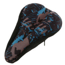 Silicone Bike Saddle Cover Breathable GEL Seat Pads Cushion Covers Blue