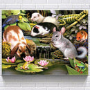 5D DIY Full Drill Diamond Painting Animals Cross Stitch Embroidery Mosaic A