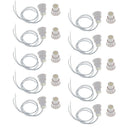 Corded Recessed Magnetic Window/Door Contacts Security Alarm Switch Reed 10-Set
